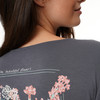Damen Schlafshirt mit Rücken-Print