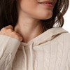 Damen Loungewear-Pullover mit Kapuze
