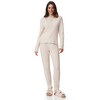 Damen Loungewear-Hose mit Zopfmuster