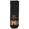 1 Paar Damen Socken mit Igel-Motiv