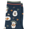 1 Paar Damen Socken mit Schaf-Motiv