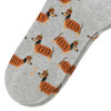 1 Paar Damen Socken mit Dackel-Motiven