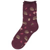 1 Paar Damen Socken mit Wald-Motiven