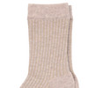 1 Paar Damen Socken mit Rippstruktur