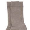 1 Paar Damen Socken mit Rippstruktur