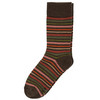1 Paar Damen Socken mit Woll-Anteil braun