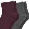 2 Paar Damen Socken mit Woll-Anteil