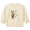Baby Sweatshirt mit Baby-Print creme