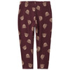 Baby Leggings mit Rippstruktur dunkelrot