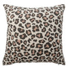 Kissenhülle mit Leoparden-Muster