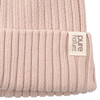 Gebreide babymuts met ribbelstructuur