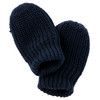 Babywanten met ribbelstructuur donkerblauw