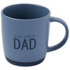 Tasse mit Prägung blau