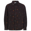 Herenoverhemd van corduroy met borduursels