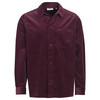 Herencorduroyhemd in effen kleuren