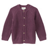 Baby Strickjacke mit Rippstruktur