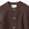 Baby Strickjacke mit Rippstruktur