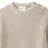 Baby Strickpullover mit Rippstruktur