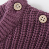 Baby Strickpullover mit Rippstruktur