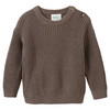 Baby Strickpullover mit Rippstruktur