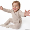 Baby Strickjacke im Wickel-Design