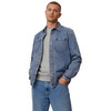Herenjeanshemd van raw denim