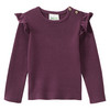 Baby Strickshirt mit Rippstruktur