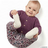 Newborn Strickjacke mit Rippstruktur