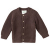Newborn Strickjacke mit Rippstruktur