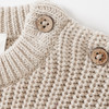 Newborn Strickpullover mit Rippstruktur