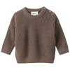 Newborn Strickpullover mit Rippstruktur