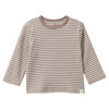 Newborn Langarmshirt mit Rippstruktur