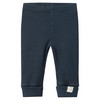 Newborn Leggings mit Rippstruktur dunkelblau