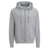 Heren-sweatjack met capuchon lichtgrijs