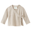 Newborn Strickjacke im Wickel-Design beige