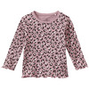 Newborn Langarmshirt mit Rippstruktur
