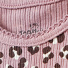 Newborn Langarmshirt mit Rippstruktur