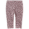 Newborn Leggings mit Rippstruktur rosa / braun / creme