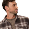 Herren Overshirt mit kariertem Design