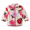 Baby Teddyjacke mit Blumen-Motiven