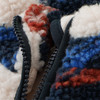 Baby Teddyjacke mit Planeten-Motiven