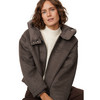 Damen Jacke mit Steppeinsatz