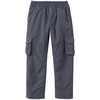 Jungen Thermo-Hose mit Elastikbund dunkelgrau