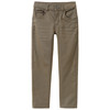 Jungen Thermo-Jeans mit verstellbarem Bund dunkelbraun
