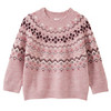 Mädchen Strickpullover mit Effektgarn