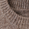 Mädchen Strickpullover mit Blumen-Motiv