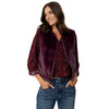 Damesvest met kunstbont