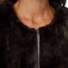 Damesvest met imitatiebont