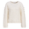 Damen Strickpullover mit Feder-Optik