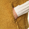 Damen Teddyweste mit Reißverschluss